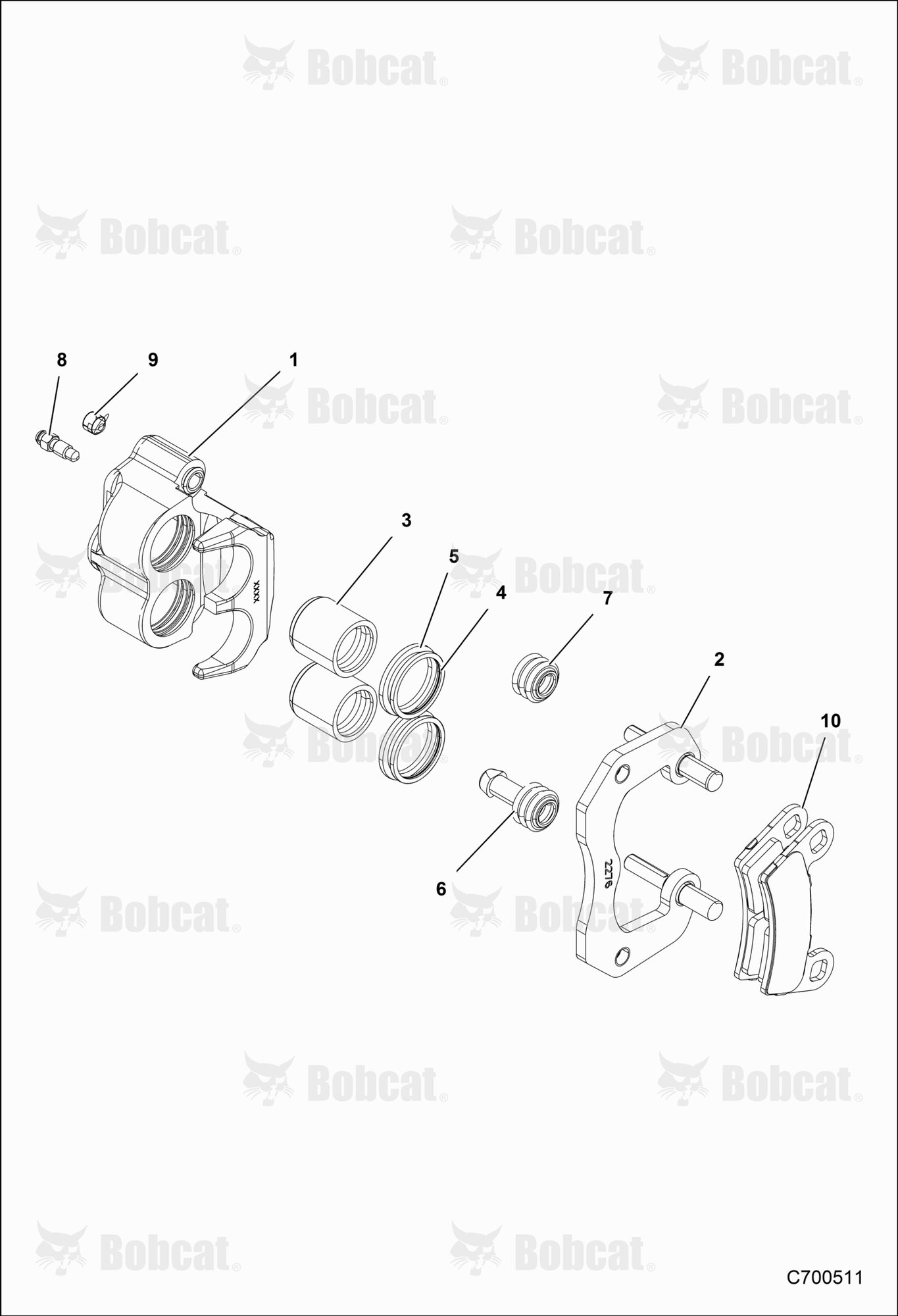 BRAKES, CALIPER, Rear