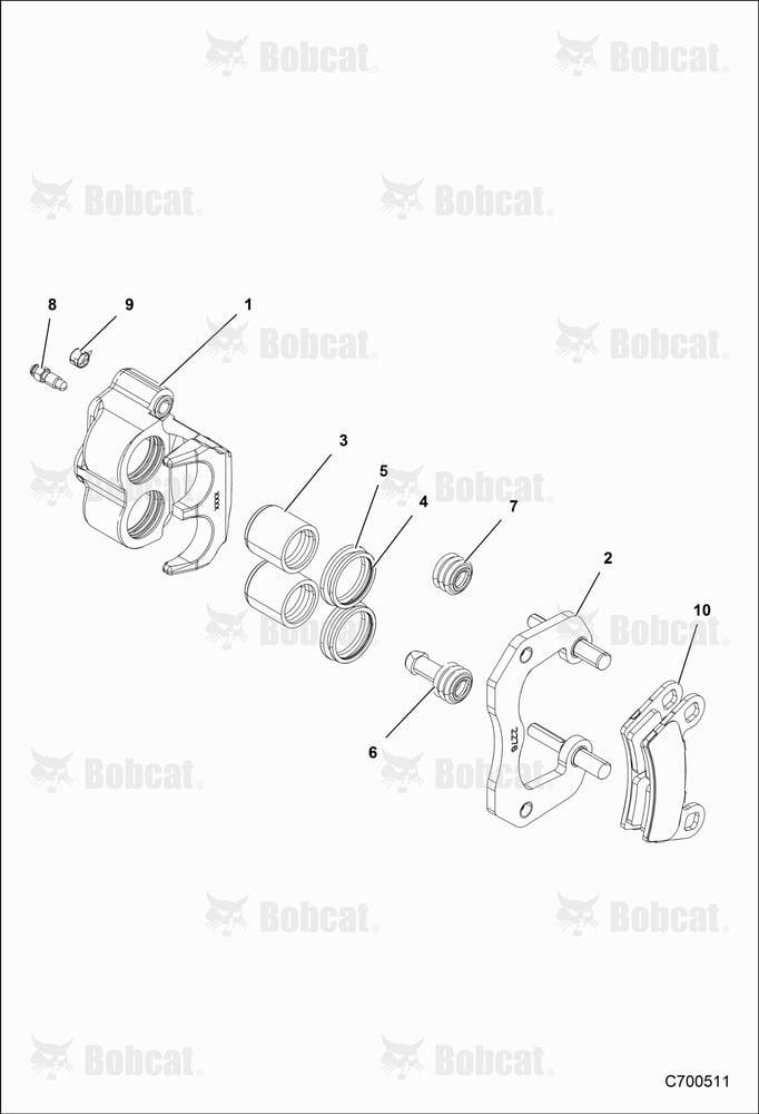 BRAKES, CALIPER, Rear