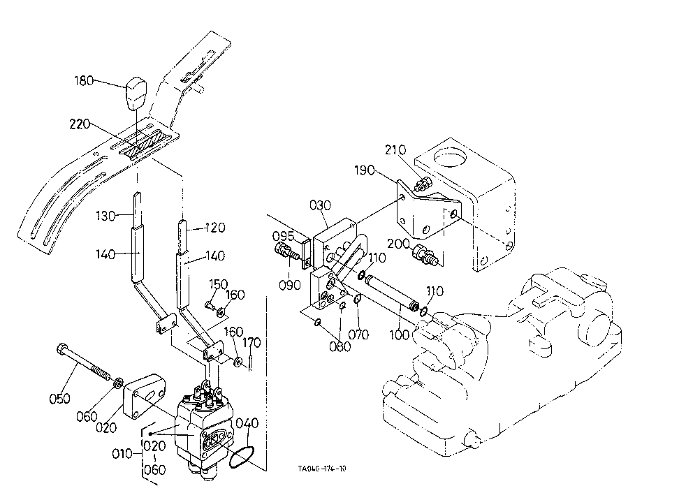 Remote Control Valve Lever