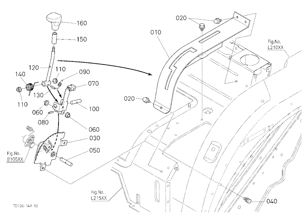 Shuttle Shift Lever