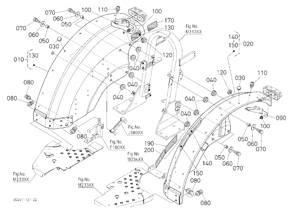 Fender (Upper Position) [Rear Wheel 480/65R24]