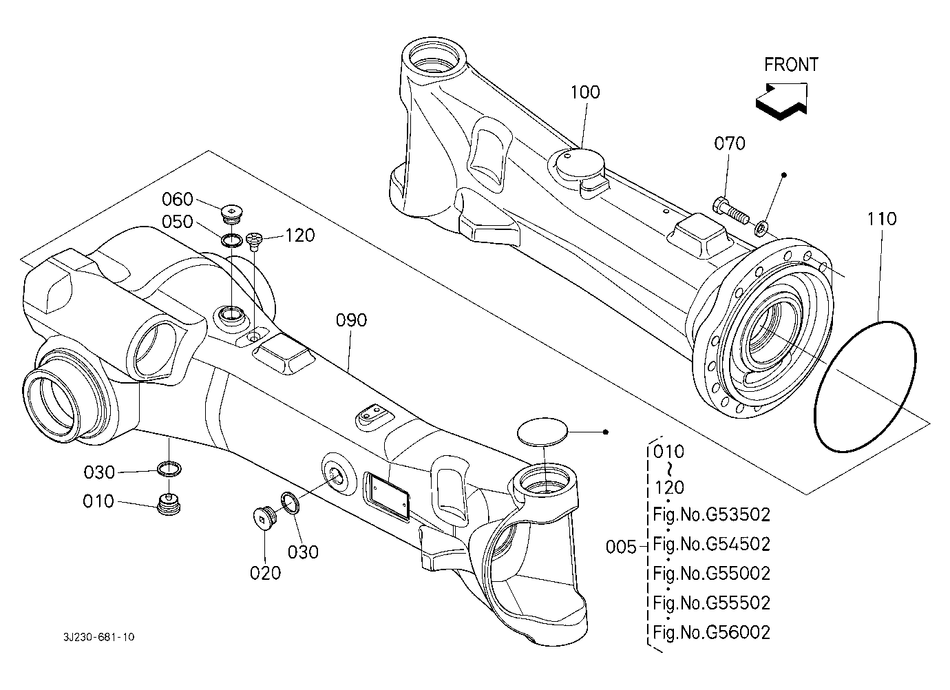 Front Axle Housing [Front Axle Component] [W/O Fro