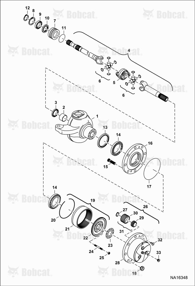 Front Axle (Hub Reduction)