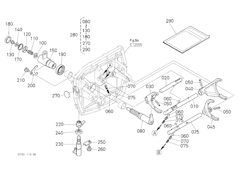 Main Gear Shift Fork