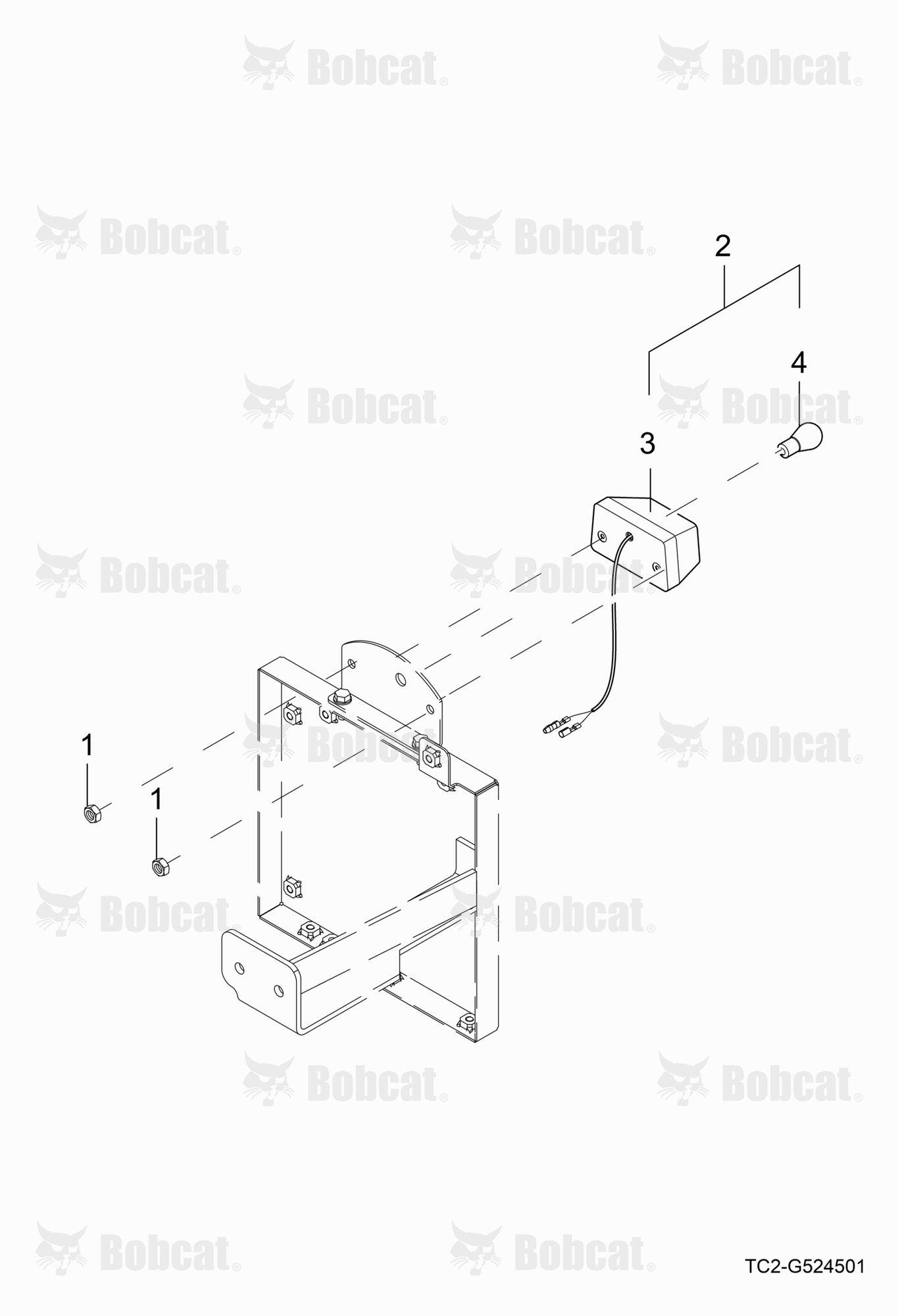 Number Plate Lamp Group