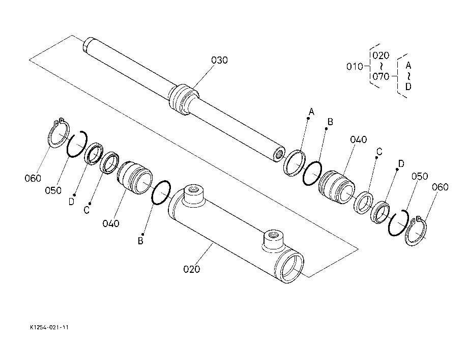 Power Steering Cylinder [Component Parts]