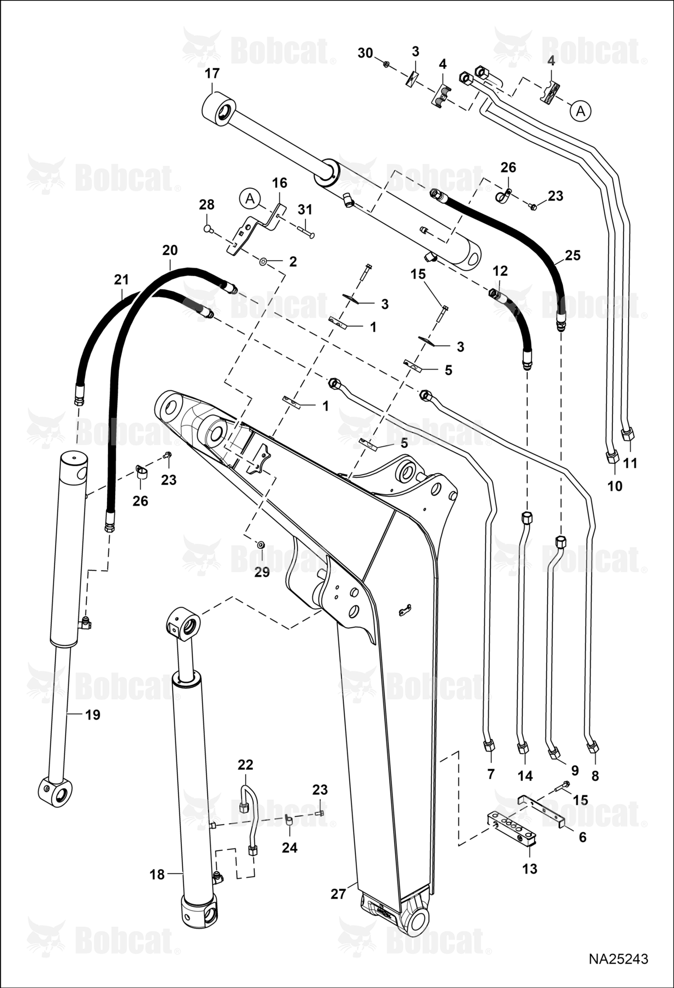 Hydraulic Circuitry (Work Tubelines & Cylinders)