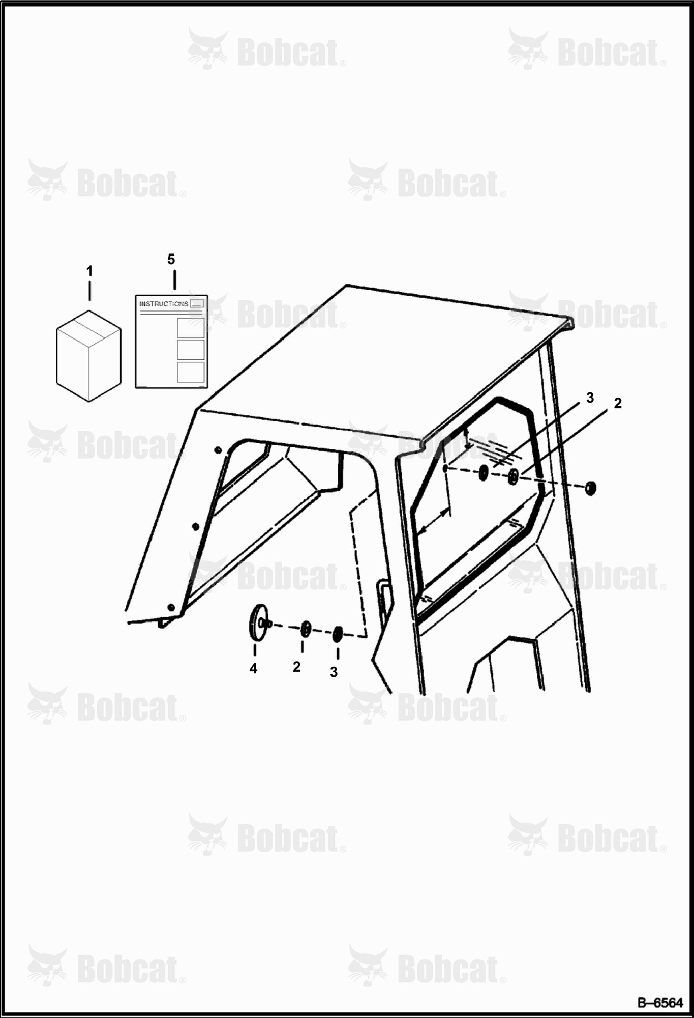 Rear View Mirror Kit