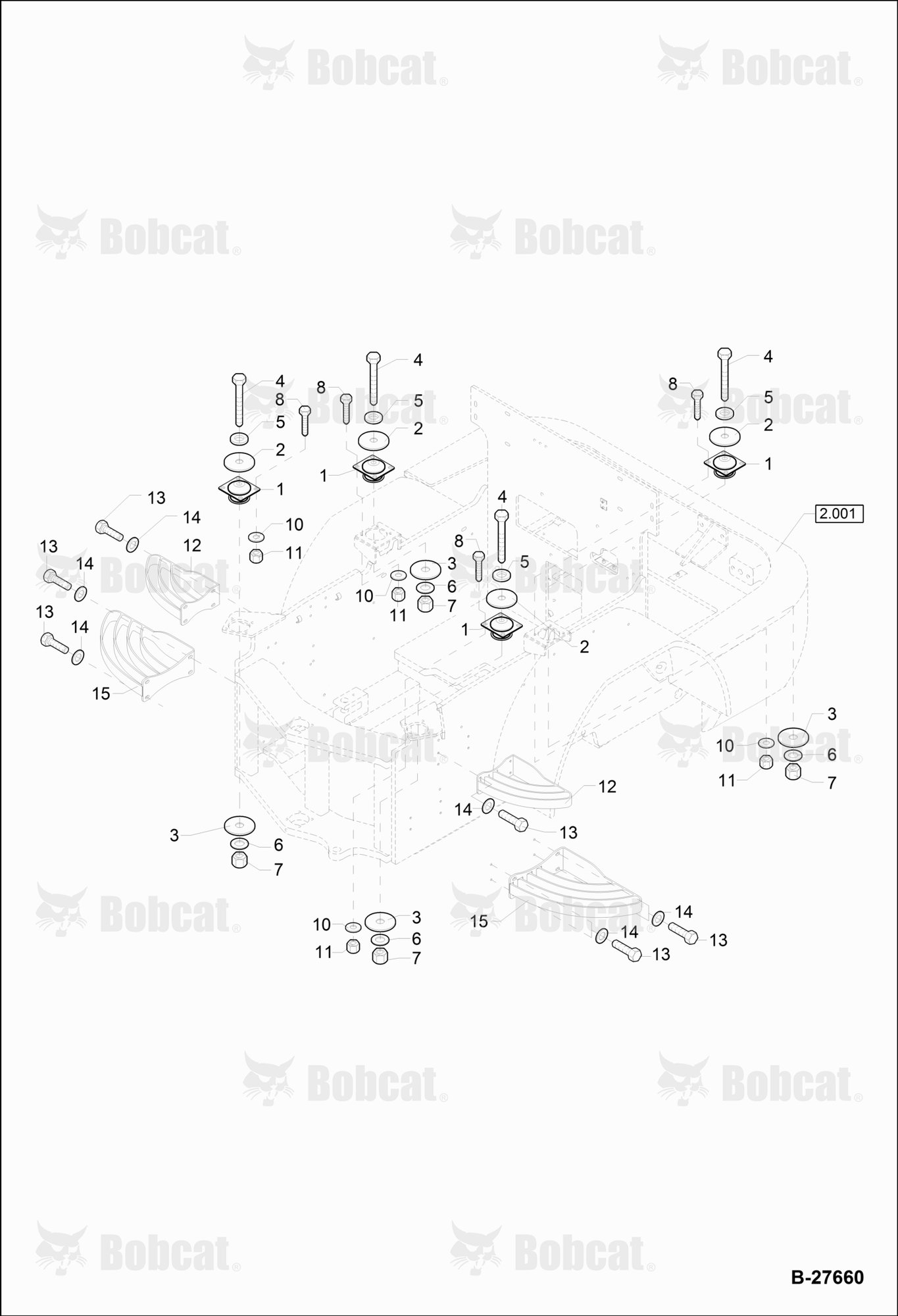 STEPS, COVER, Floor Frame Shock Mounting
