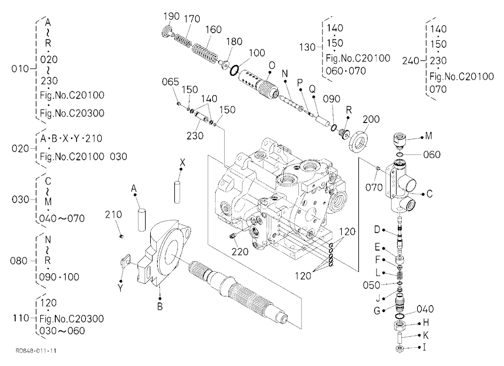 Piston Pump (Valve) [Component Parts]
