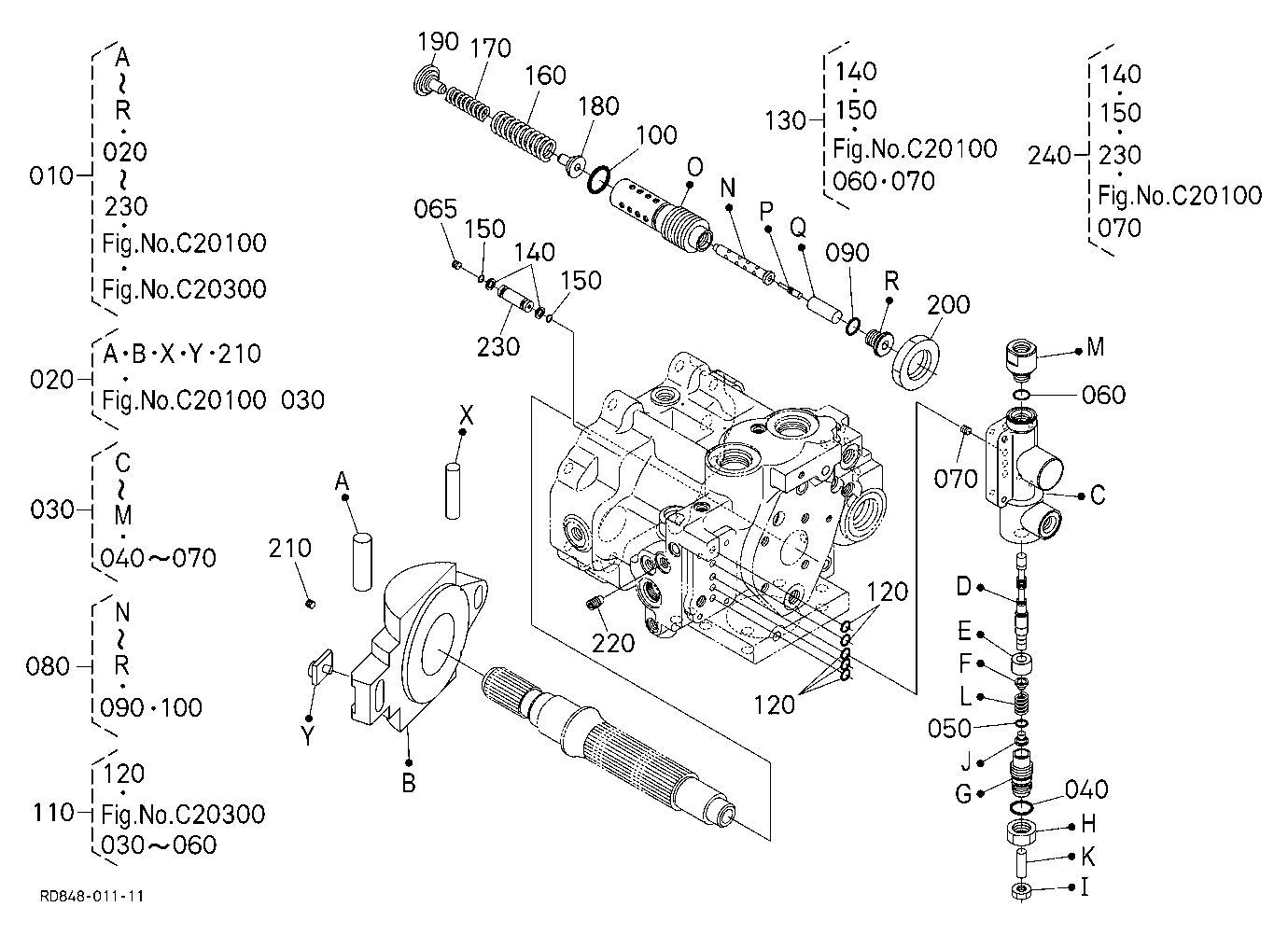 Piston Pump (Valve) [Component Parts]