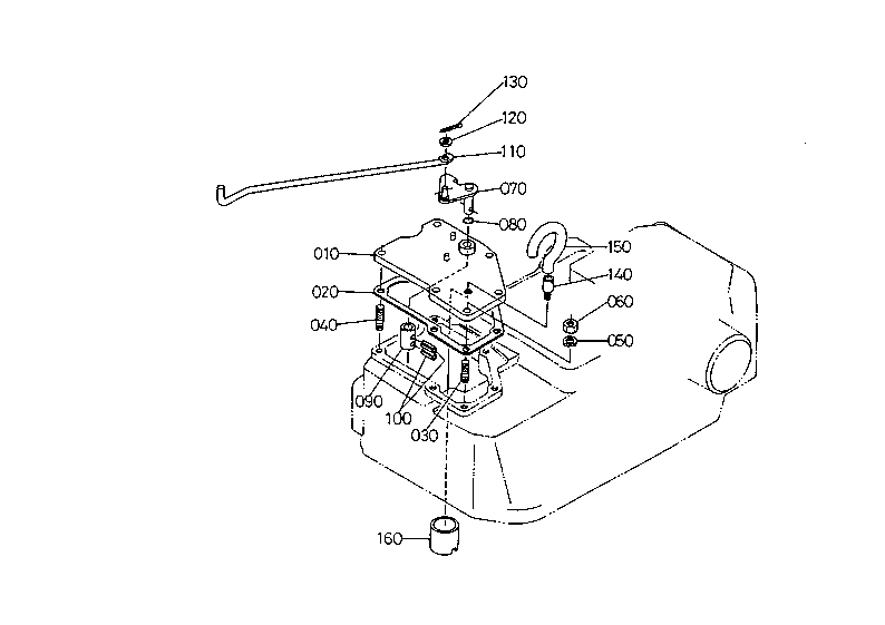 Down Speed Adjusting Rod