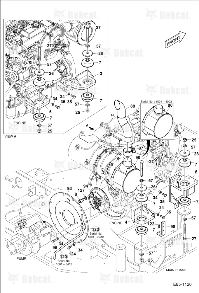 Engine & Attaching Parts (Engine Mounting)
