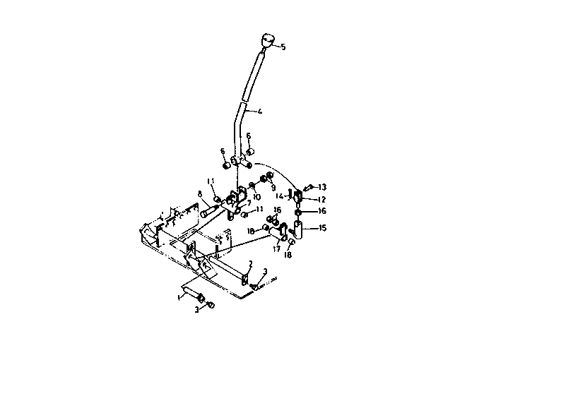 Control Lever (Travel Lh-1)