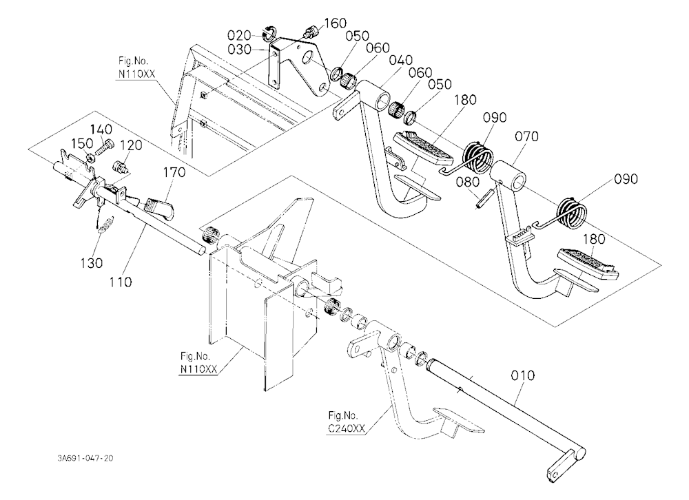 Brake Pedal [Cab Type]