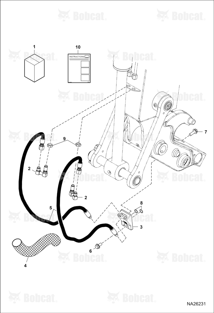 X-CHANGE (Hydraulic)(Manifold)(Ext Arm)(Kit)