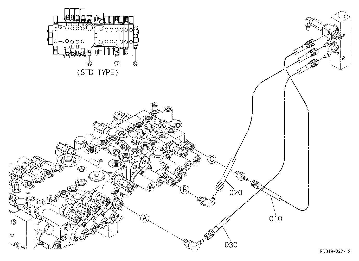 Oil Piping (Pilot Port)