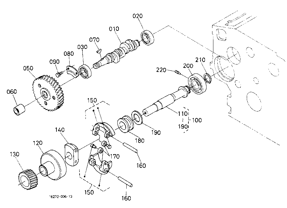 Fuel Camshaft And Governor Shaft