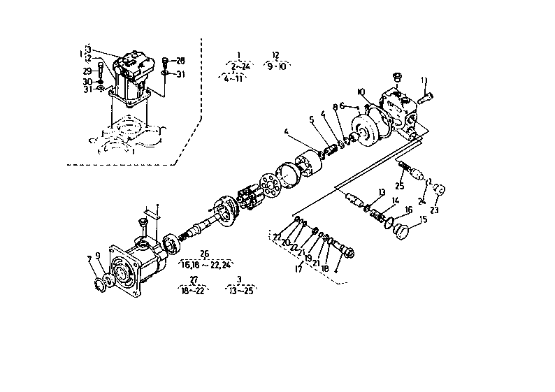 Swivel Motor [Except 07 14 Type]