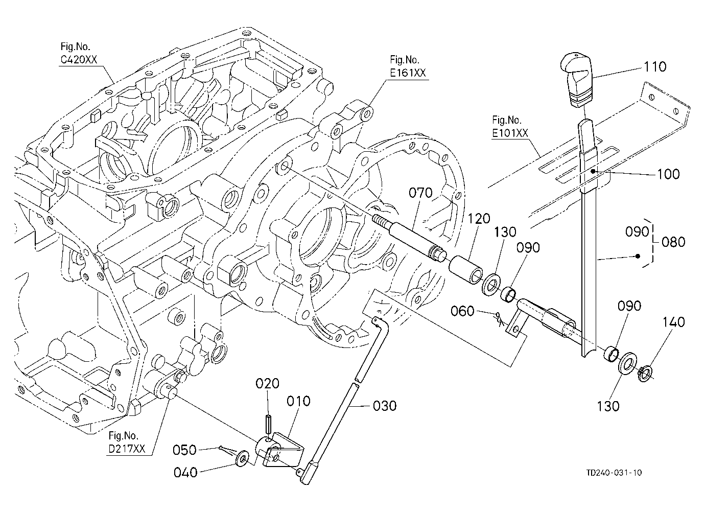 Range Gear Shift Lever