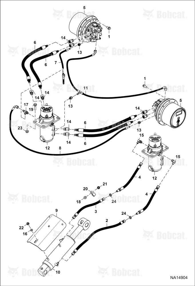 Hydraulic Circuitry (Lower)
