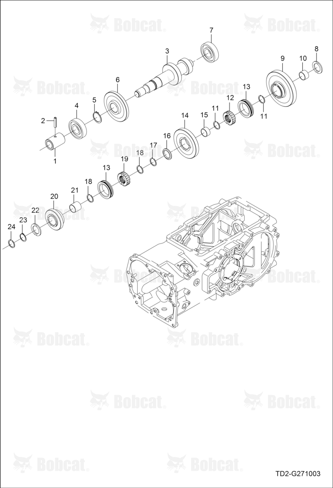 Range Shift Shaft Group