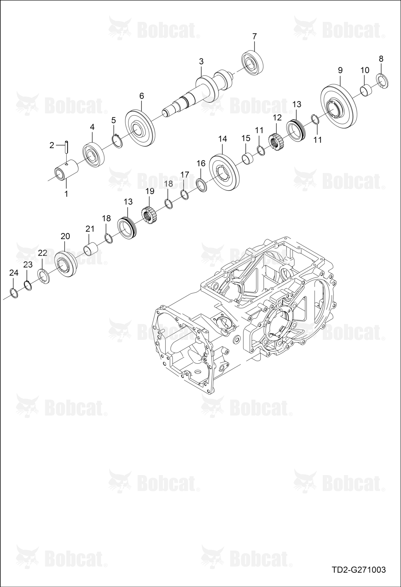 Range Shift Shaft Group