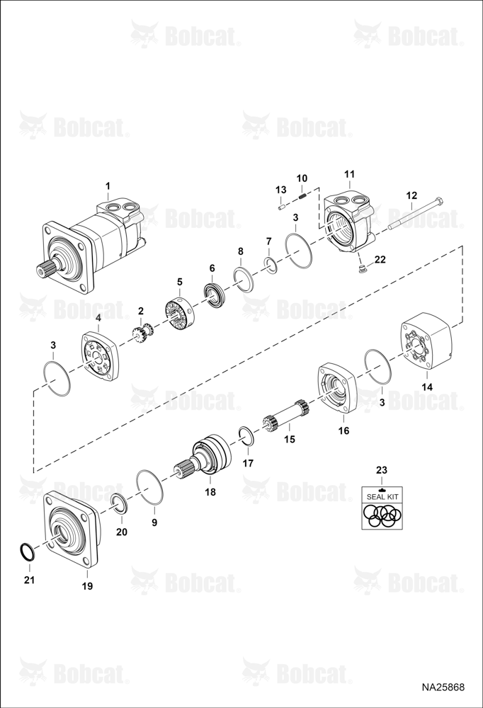 Hydrostatic Motor (167-0005-001)