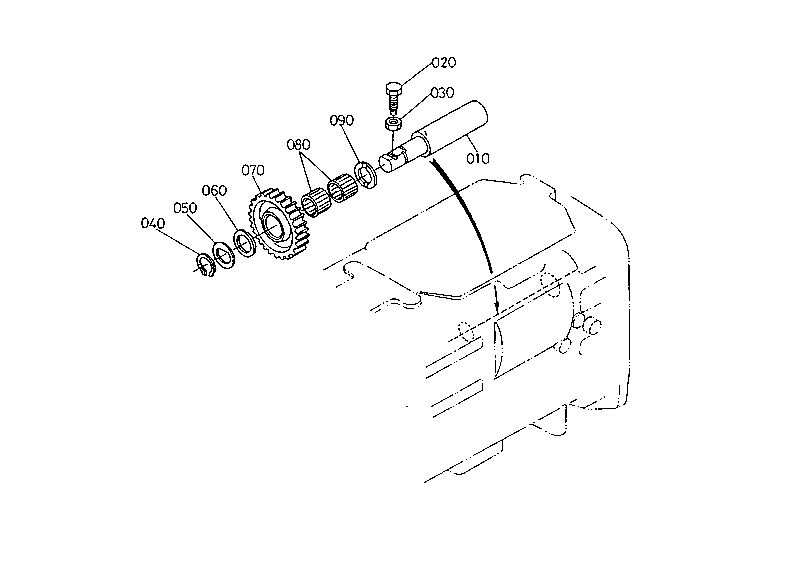 Back Idle Shaft