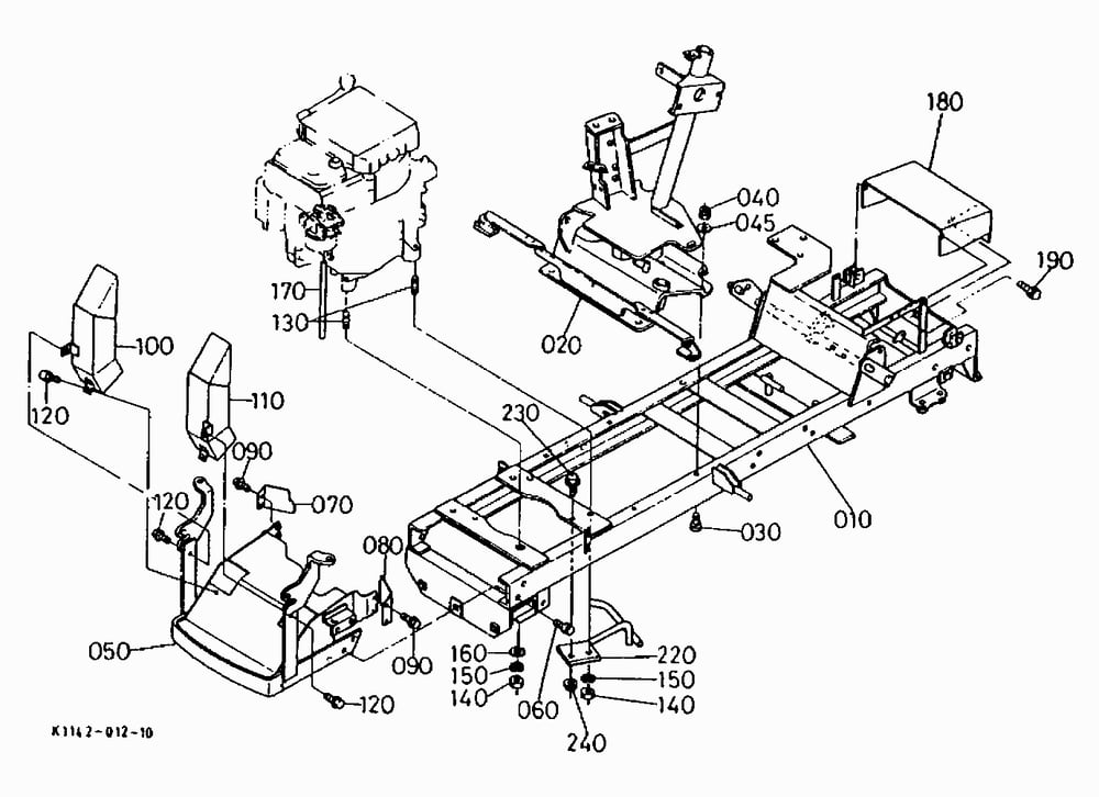 MAIN FRAME/STEERING SUPPORT