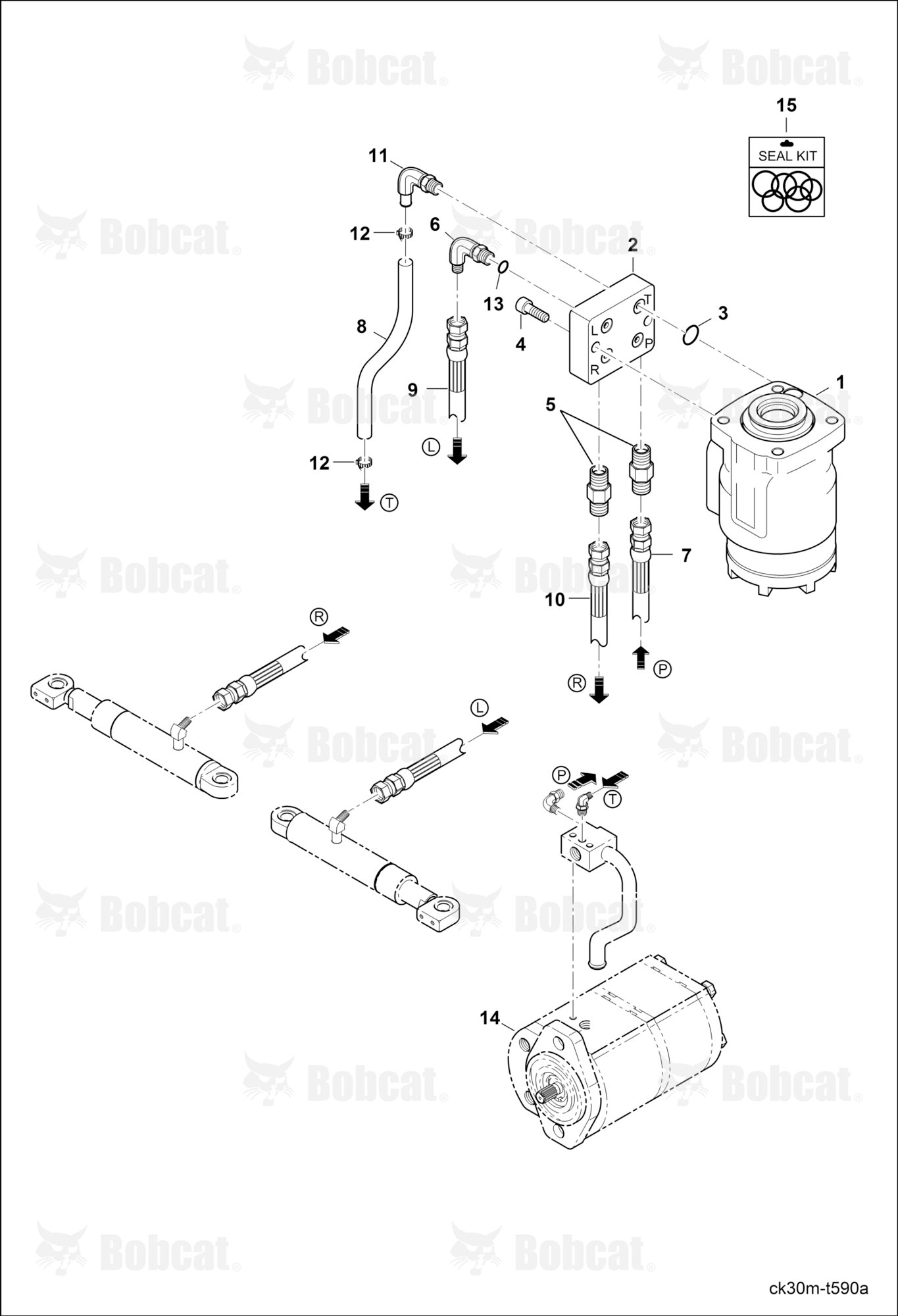 Power Steering Cylinder Group