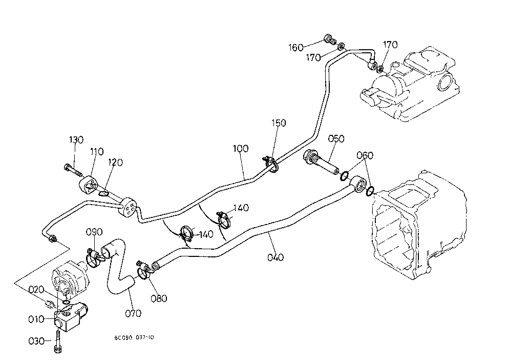 Hydraulic Oil Line (Suction/Delivery)