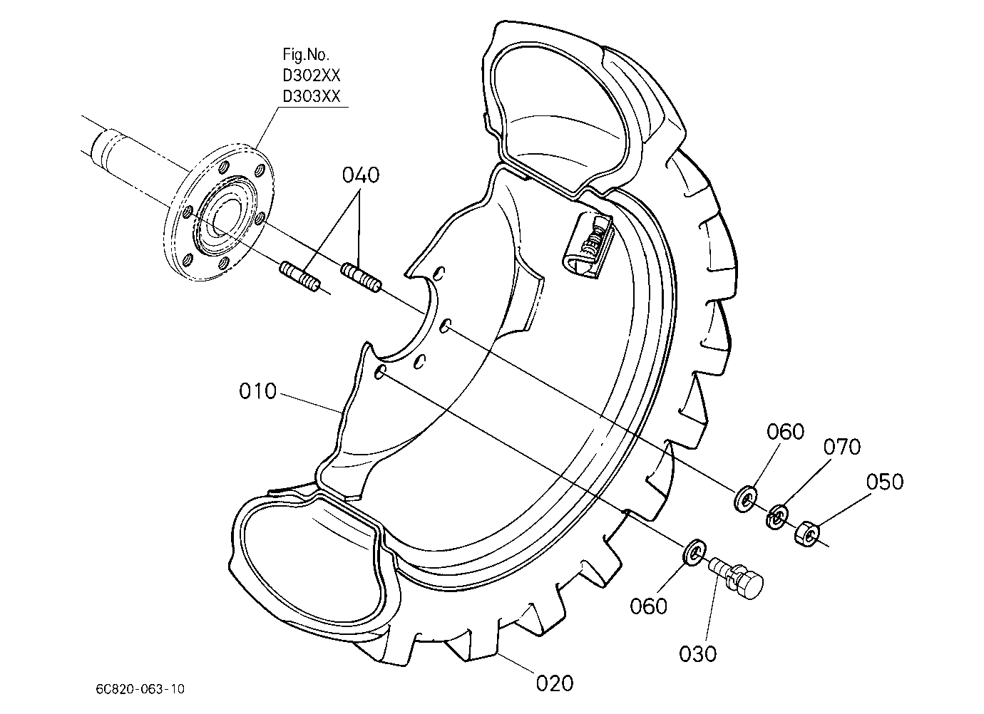 Rear Wheel (12.4-16 R4)