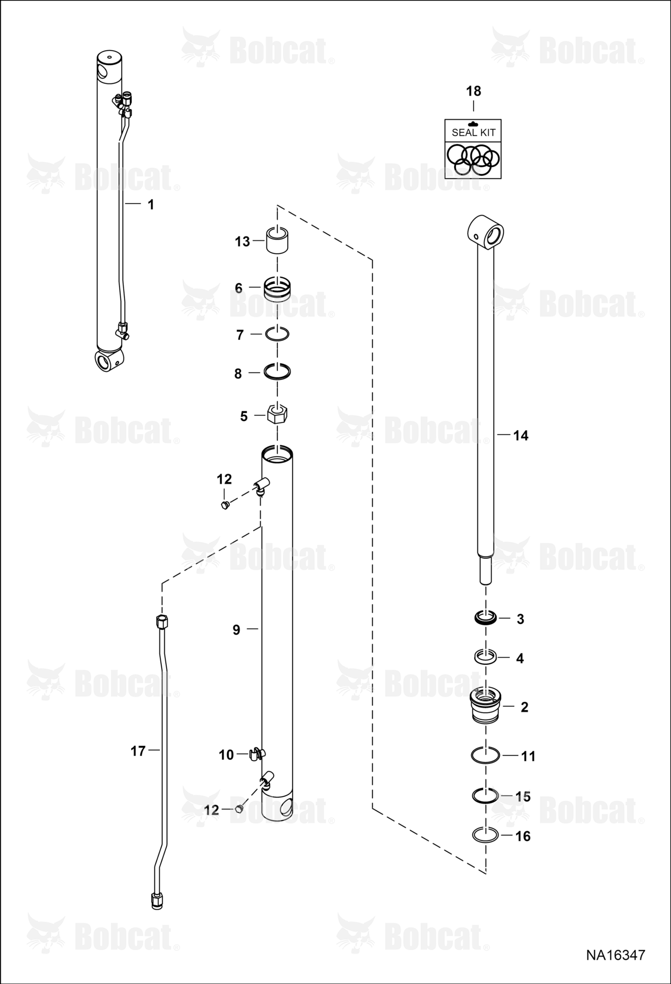 Lift Cylinder (Cushioned Cylinder)