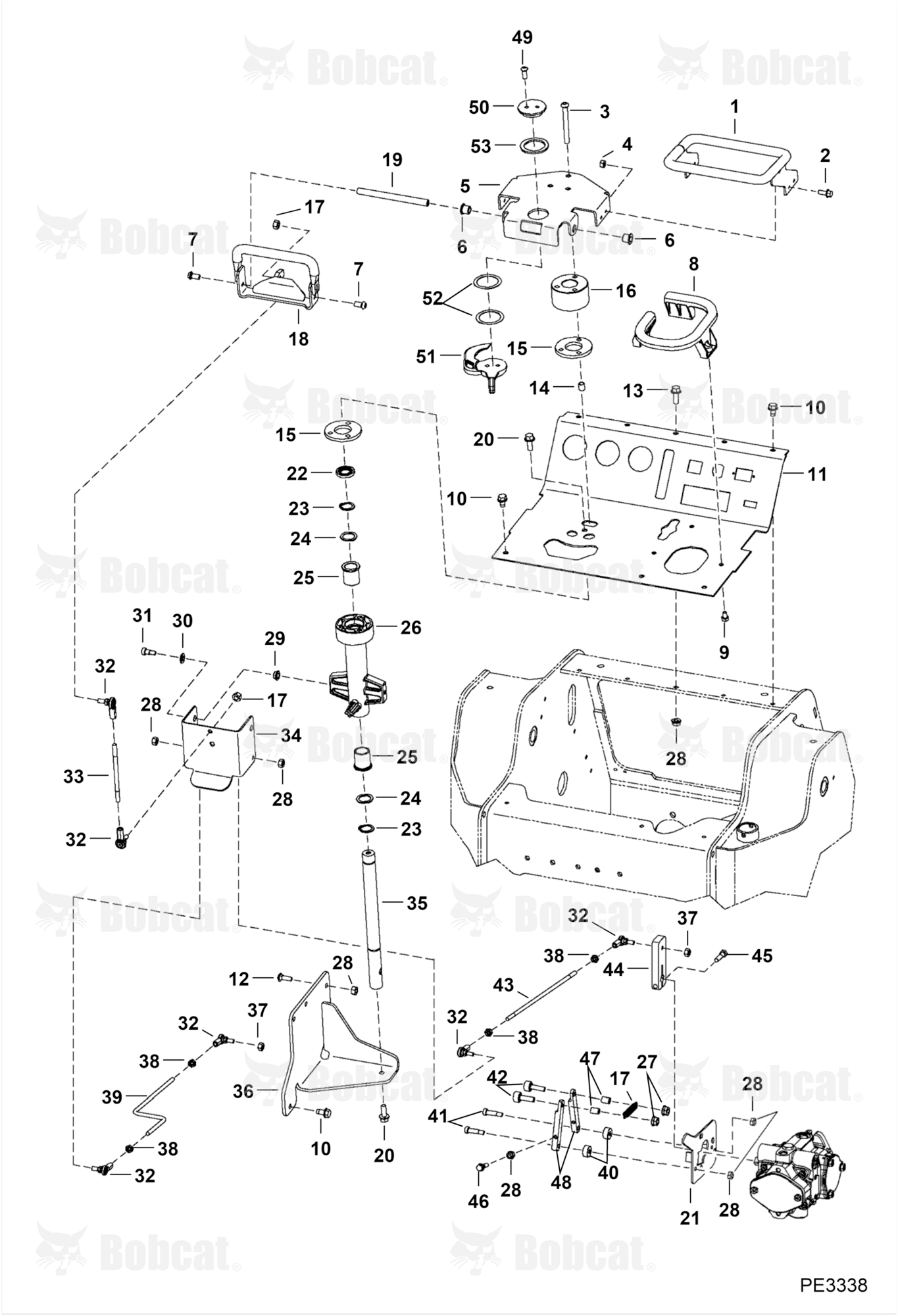 Steering Controls  528712700 & Above, 528811150 & Above