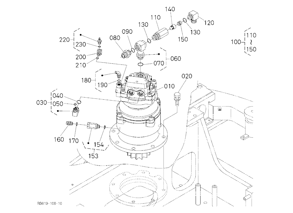 Swivel Motor