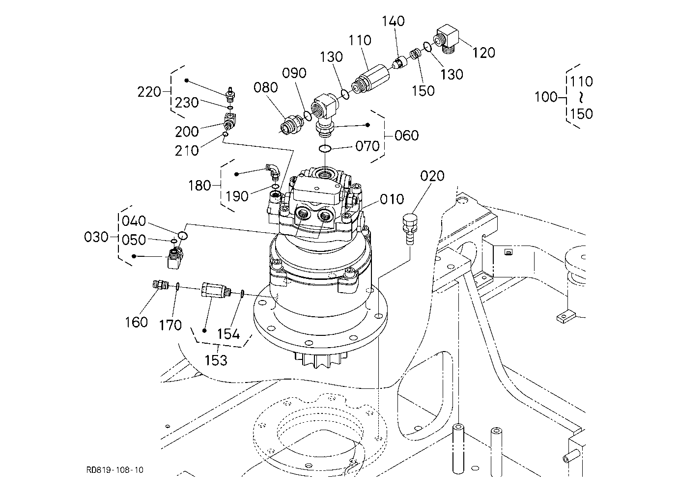 Swivel Motor