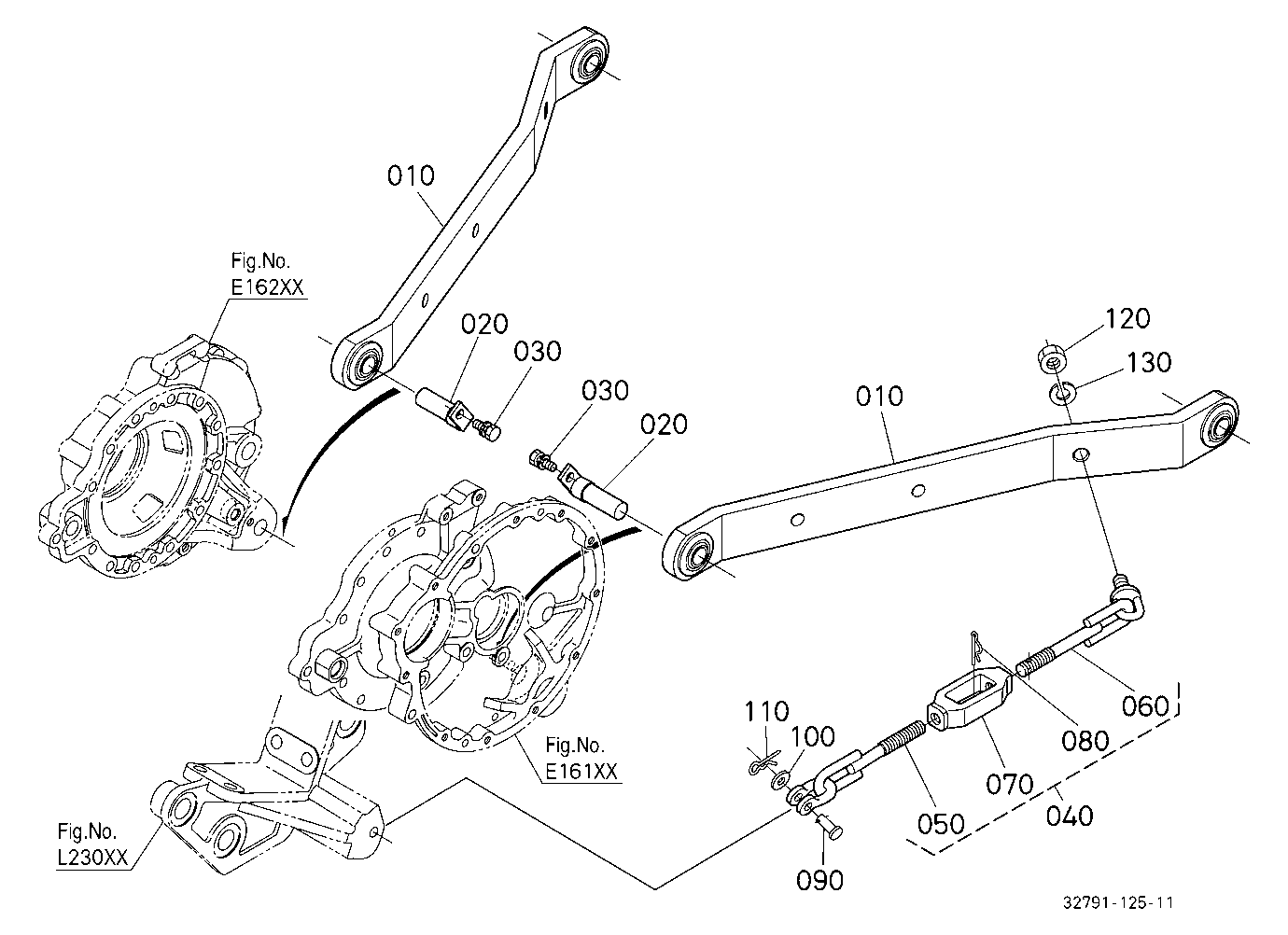 3-Point Linkage (Lower Link) (W/G No.L3961) [Optio