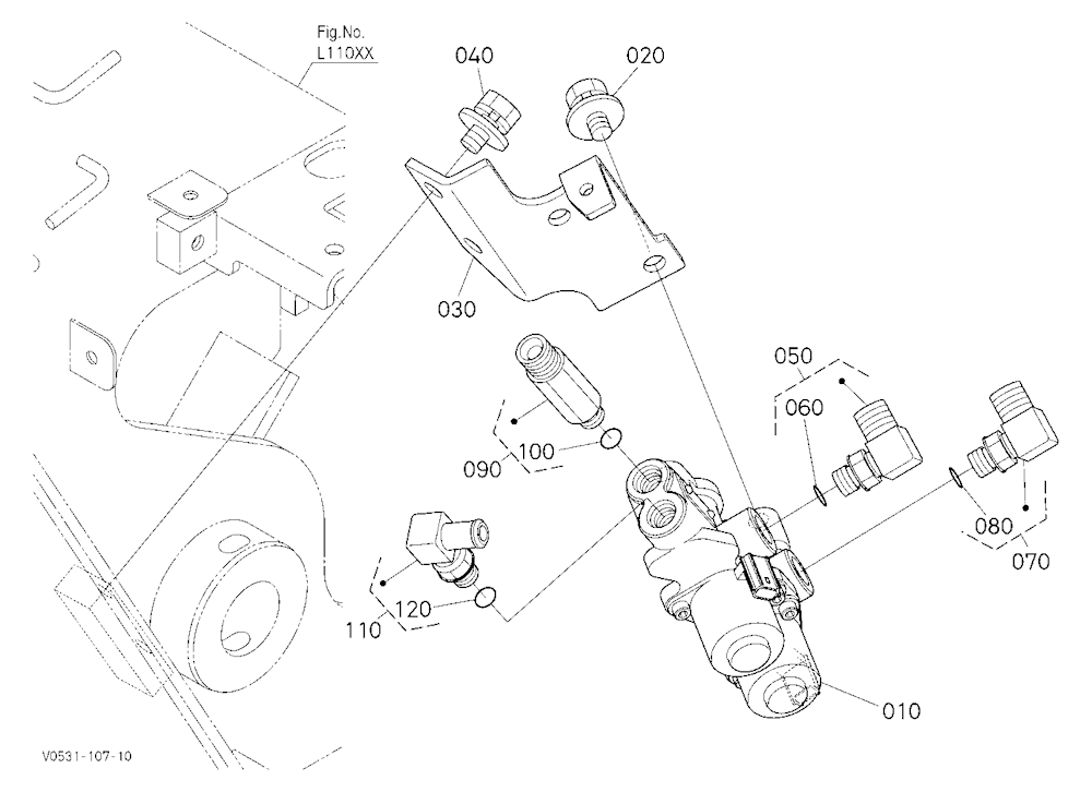 Change Valve (Second) [Hydraulic Hitch]