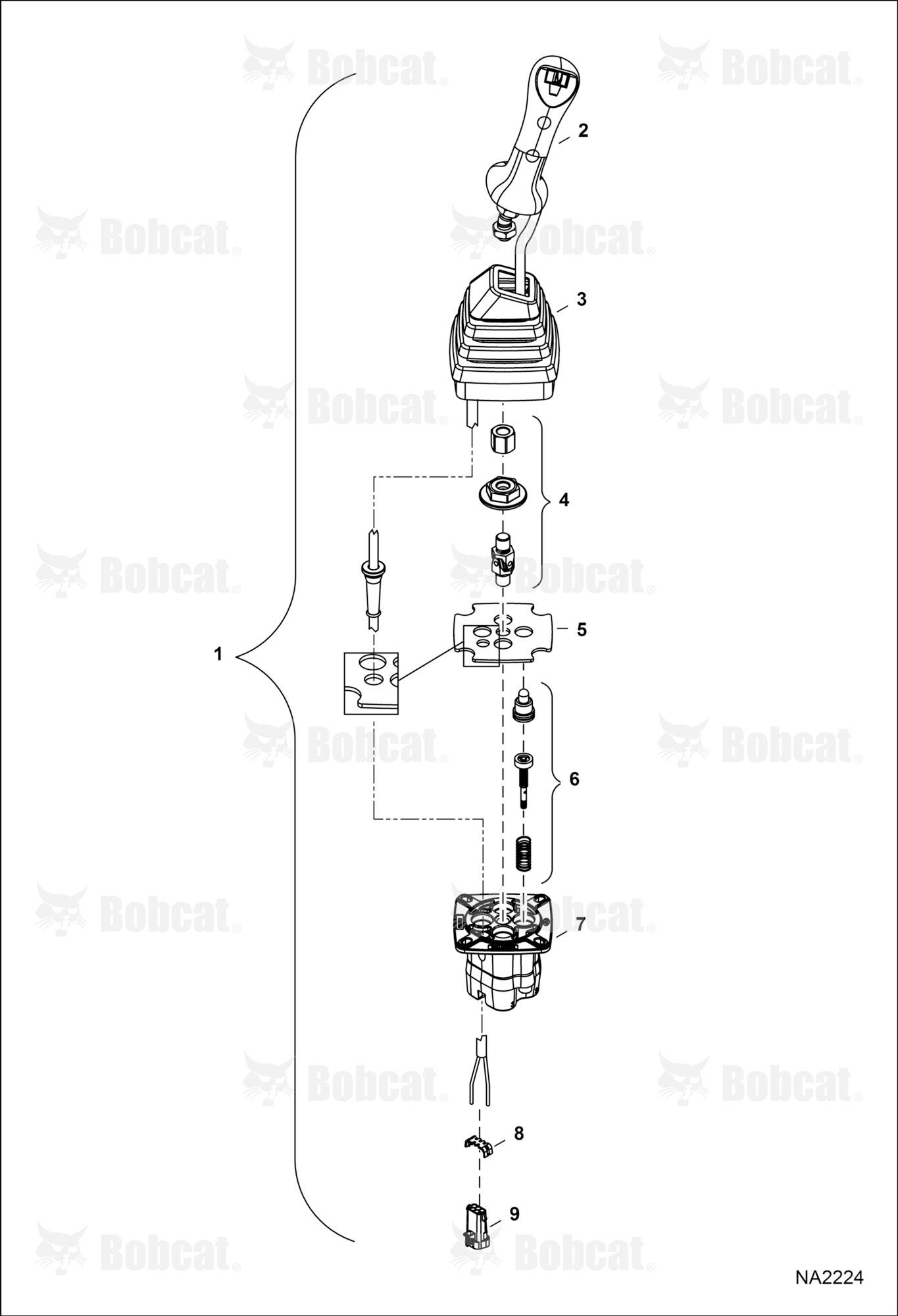 LH Joystick  AB8B11001 - AB8B11080