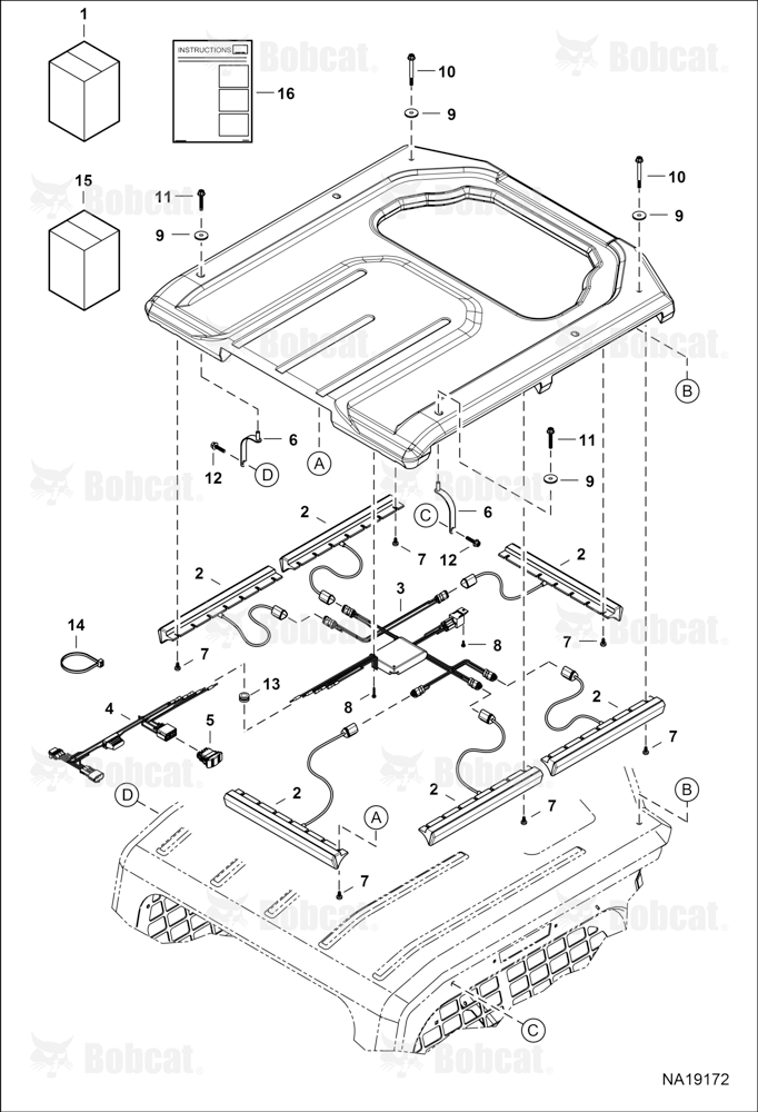 Roof Light Kit (360 Degree)