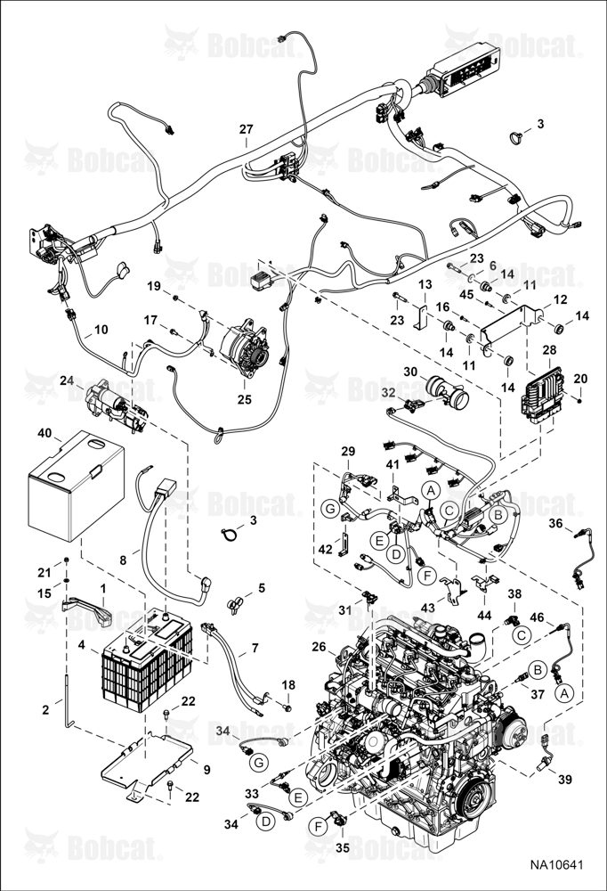 Engine Electrical Circuitry (Engine Sensors, Battery, ALT & Starter)