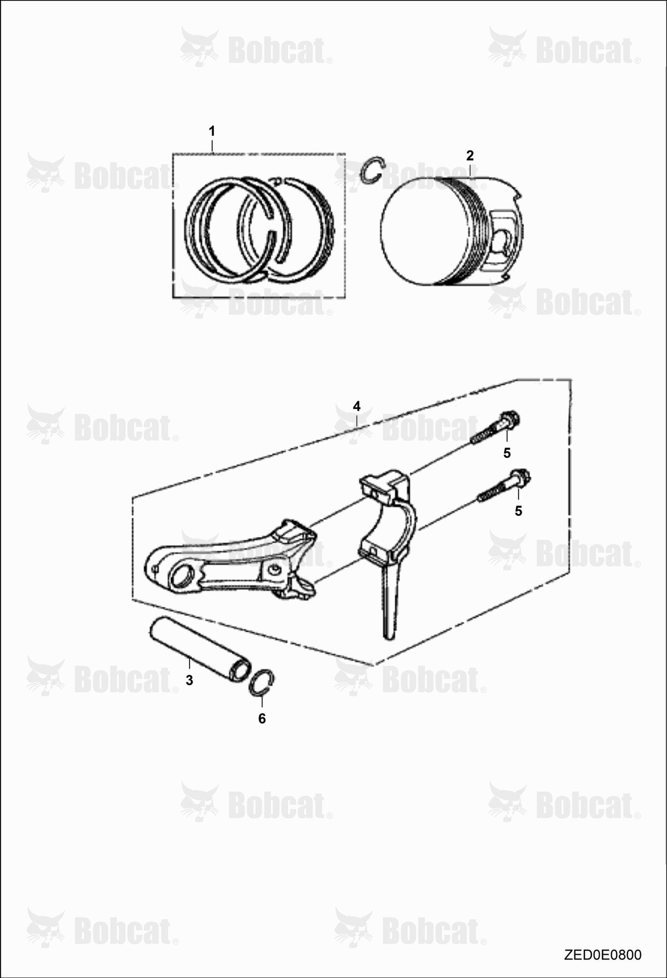 Connecting ROD/PISTON