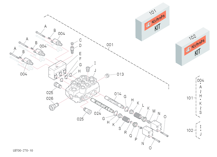 Hydraulic Valve - 3 Spool Electric