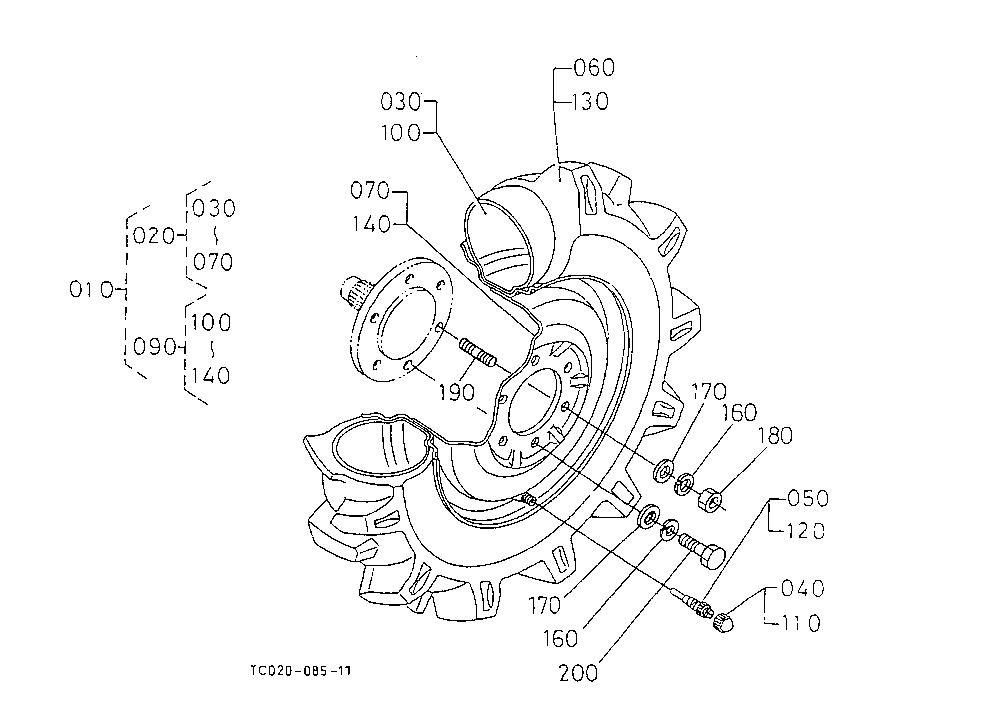 Front Wheel (6-14)