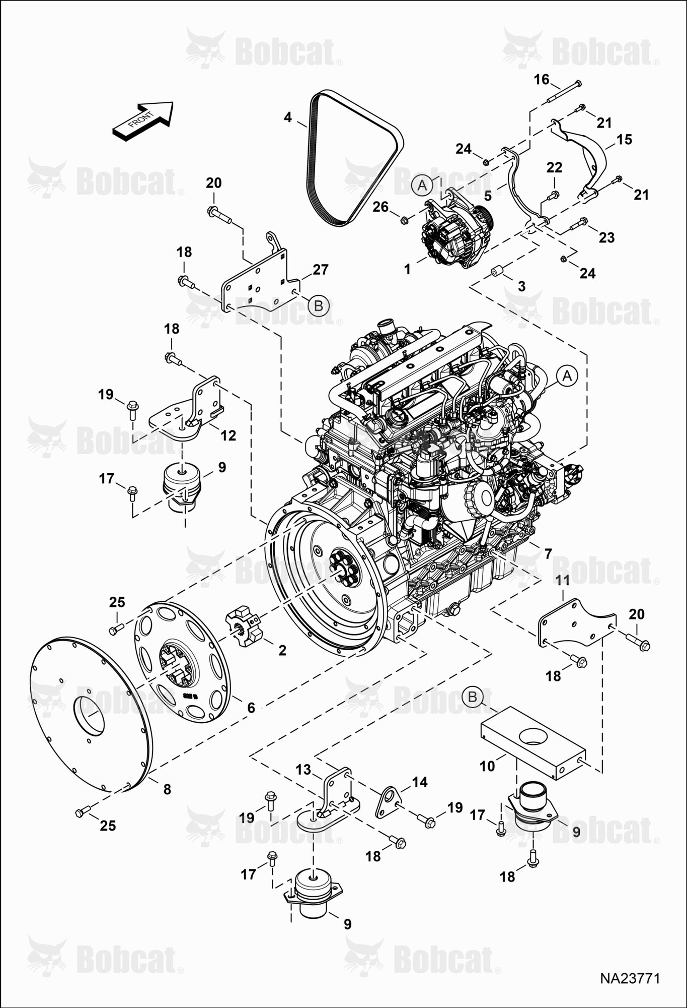 Engine & Attaching Parts (Engine Mounts)