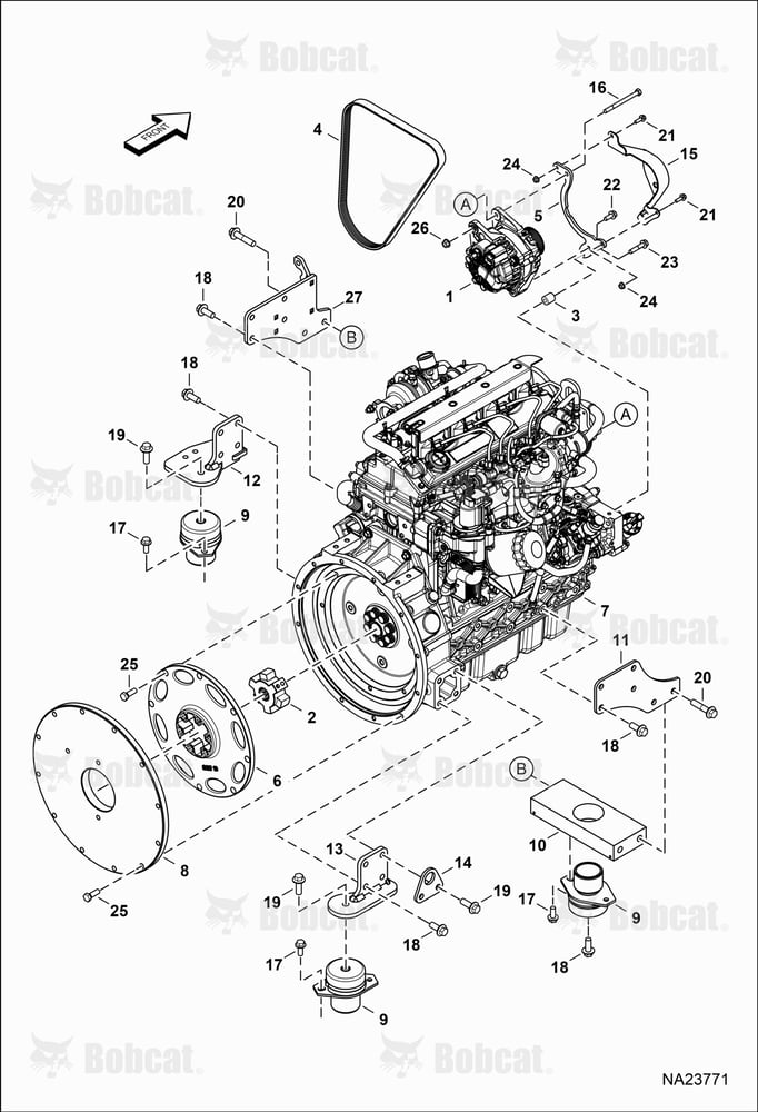 Engine & Attaching Parts (Engine Mounts)