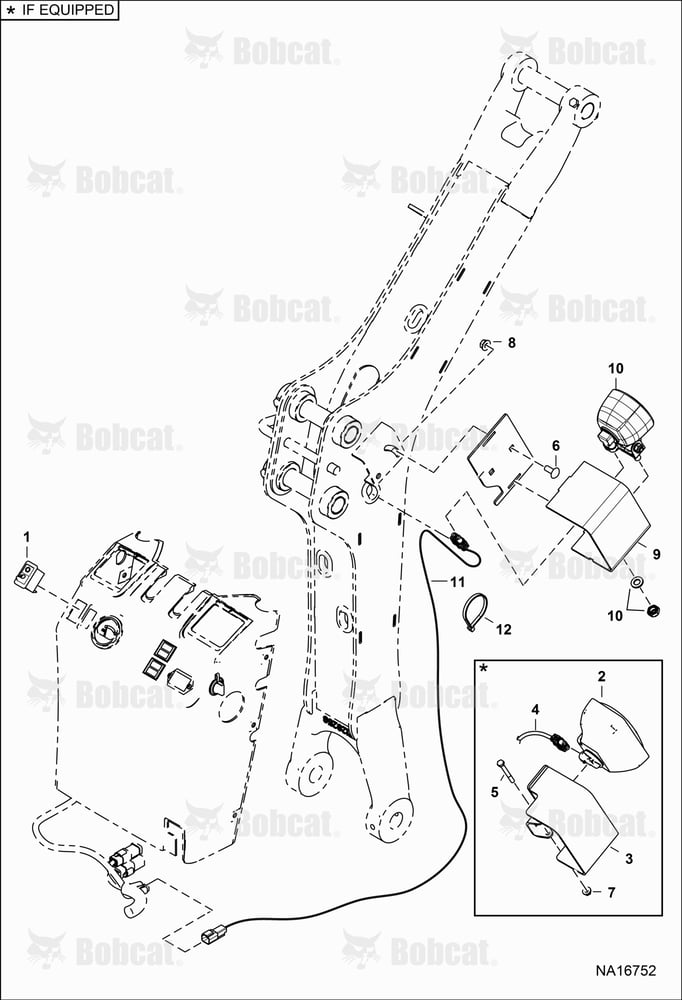 Boom Light Housing