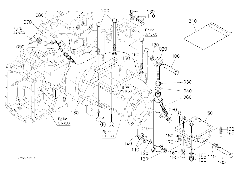 Assist Cylinder Kit Lh (W/G No.M7660A) [Option]