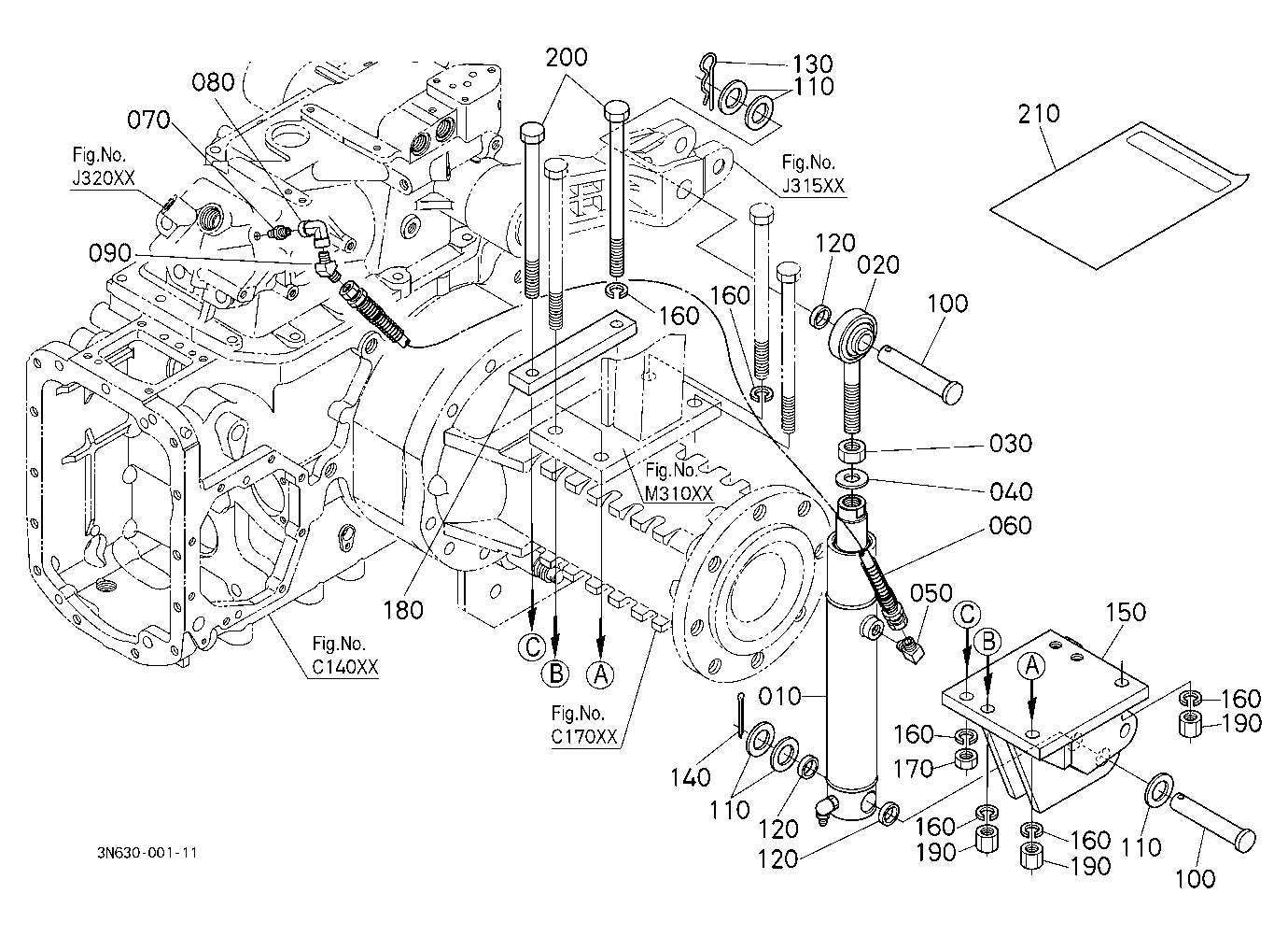 Assist Cylinder Kit Lh (W/G No.M7660A) [Option]